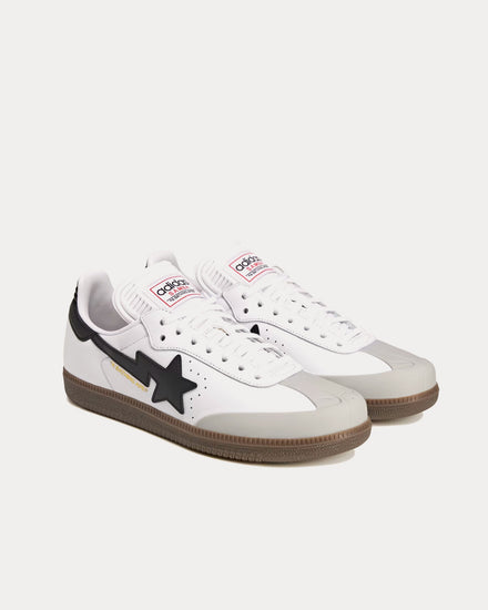 Adidas x BAPE Samba Cloud White / Core Black / Gum Low Top Sneakers - 3