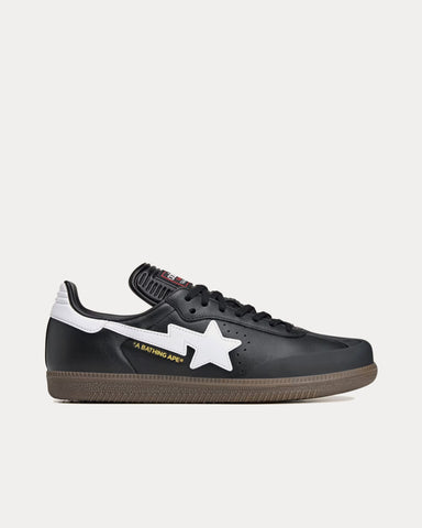 Adidas x BAPE Samba Core Black / Cloud White / Gum Low Top Sneakers