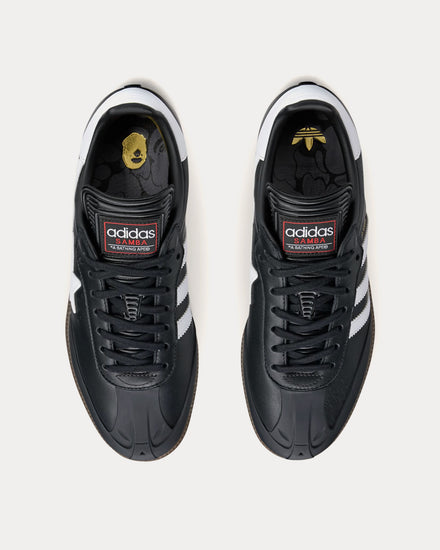 Adidas x BAPE Samba Core Black / Cloud White / Gum Low Top Sneakers - 2