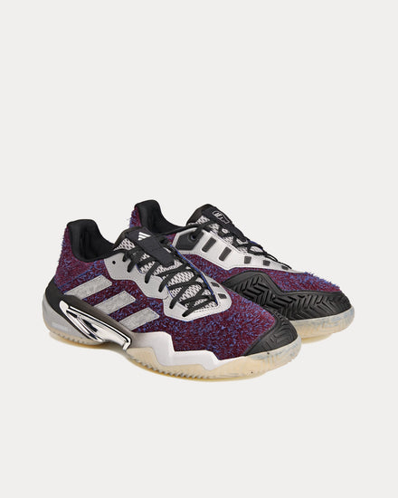 Adidas x Brain Dead Barricade 13 Multicolor / Silver Metallic / Core Black Tennis Shoes - 3
