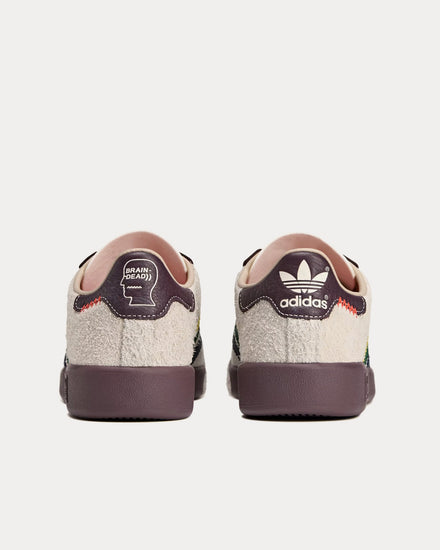 Adidas x Brain Dead Forest Hills Cream White / Pantone / Night Red Low Top Sneakers - 4