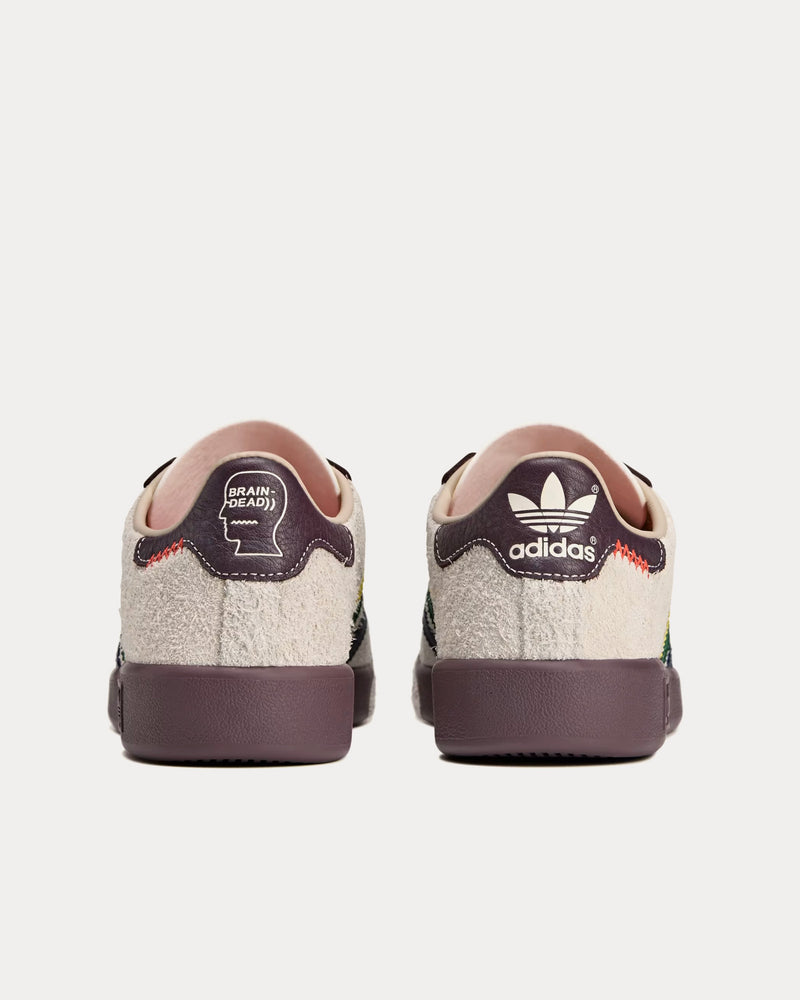 Adidas x Brain Dead Forest Hills Cream White / Pantone / Night Red Low Top Sneakers - 4