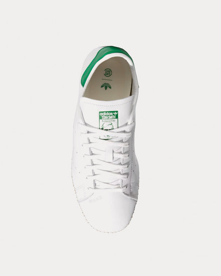 Adidas x CLOT Stan Smith Cloud White / Green / Cloud White Low Top Espadrille Sneakers - 2