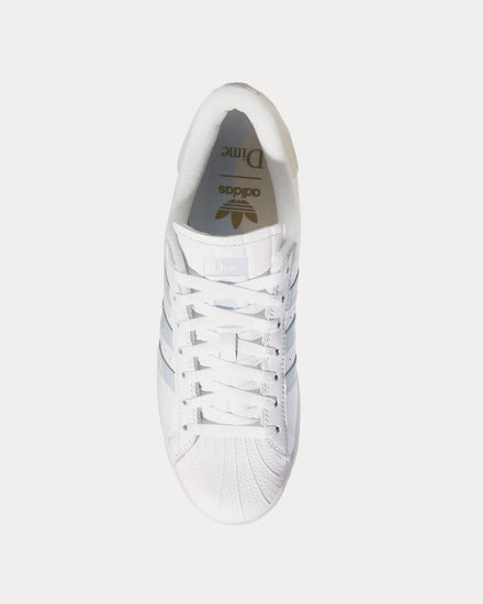 Adidas x Dime Unisex Superstar ADV Cloud White / Halo Blue / Wonder White Low Top Sneakers Adidas x Dime Unisex Superstar ADV Cloud White / Halo Blue / Wonder White Low Top Sneakers