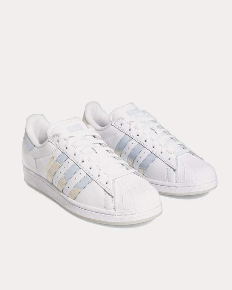 Adidas x Dime Superstar ADV Cloud White / Halo Blue / Wonder White Low Top Sneakers - 3