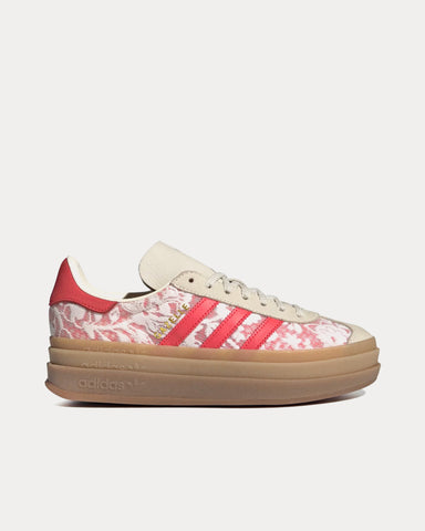 Adidas x Liberty Gazelle Bold Cloud White / Cream White / Better Scarlet Low Top Sneakers