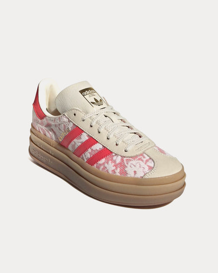 Adidas x Liberty Gazelle Bold Cloud White / Cream White / Better Scarlet Low Top Sneakers - 3