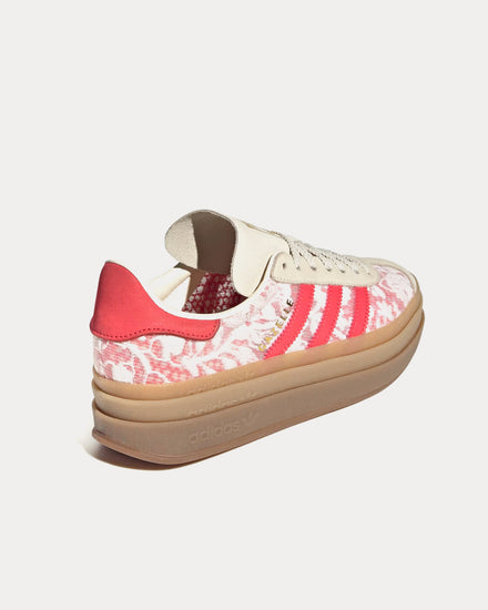 Adidas x Liberty Gazelle Bold Cloud White / Cream White / Better Scarlet Low Top Sneakers - 4