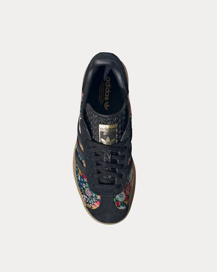Adidas x Liberty Gazelle Bold Core Black / Graphic / Gold Metallic Low Top Sneakers - 2