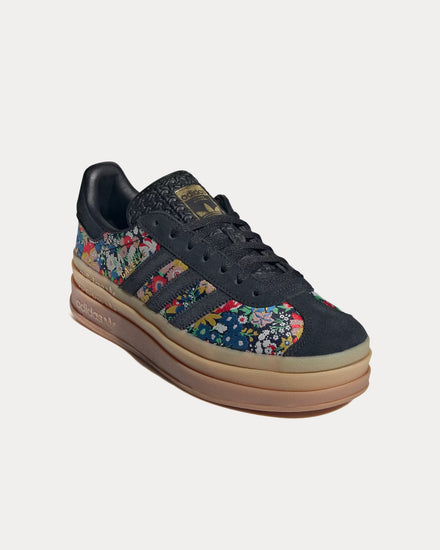 Adidas x Liberty Gazelle Bold Core Black / Graphic / Gold Metallic Low Top Sneakers - 3