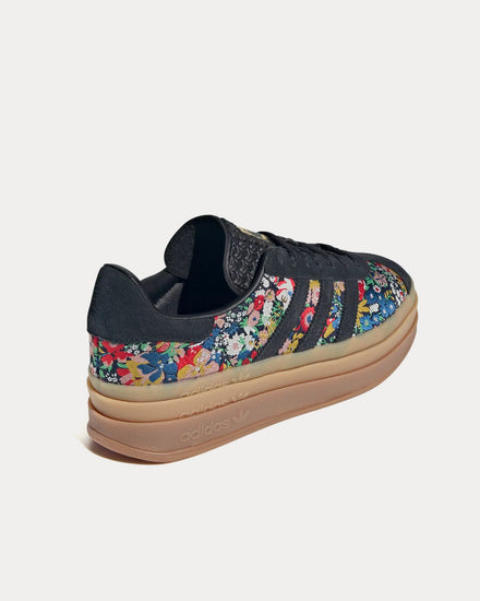 Adidas x Liberty Gazelle Bold Core Black / Graphic / Gold Metallic Low Top Sneakers - 4