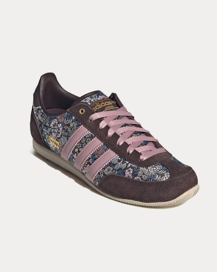 Adidas x Liberty Japan Aurora Coffee / Magic Mauve / Khaki Three Low Top Sneakers - 3