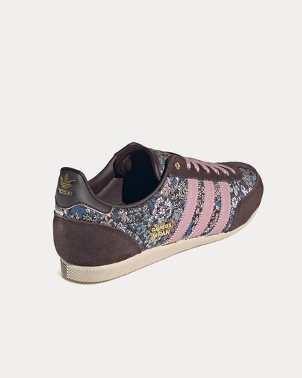 Adidas x Liberty Japan Aurora Coffee / Magic Mauve / Khaki Three Low Top Sneakers - 4