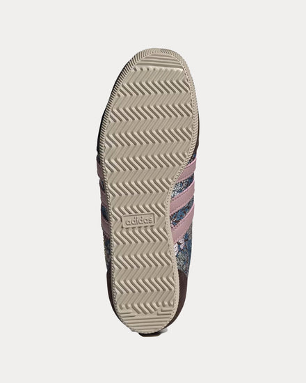 Adidas x Liberty Japan Aurora Coffee / Magic Mauve / Khaki Three Low Top Sneakers - 5