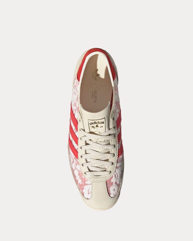 Adidas x Liberty SL 72 OG Cloud White / Cream White / Better Scarlet Low Top Sneakers - 2