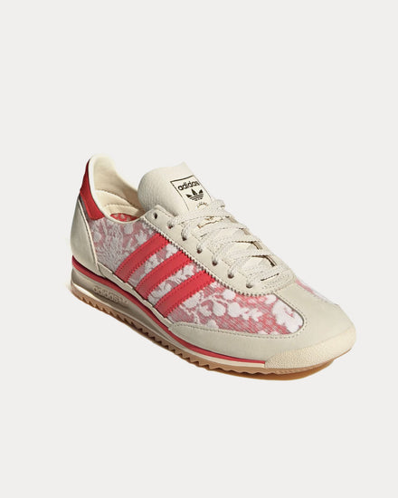 Adidas x Liberty SL 72 OG Cloud White / Cream White / Better Scarlet Low Top Sneakers - 3