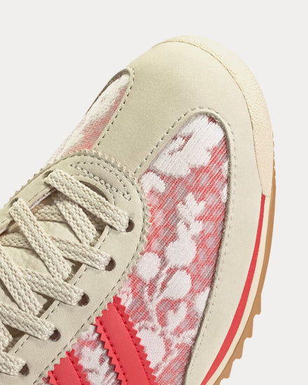 Adidas x Liberty SL 72 OG Cloud White / Cream White / Better Scarlet Low Top Sneakers - 5