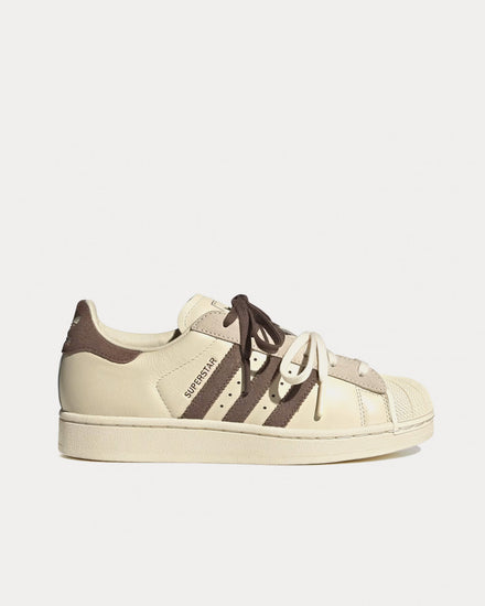 adidas gazelle silver green womens Adidas x Molly Mae Women's Superstar II 'Latte' Cream White / Earth Strata  / Cream White Low Top Sneakers
