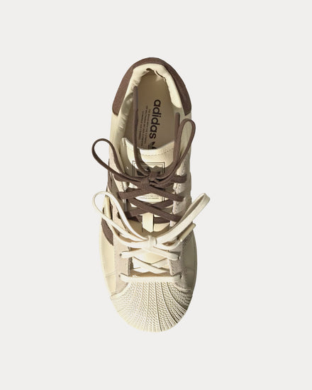 Adidas x Molly Mae Women's Superstar II 'Latte' Cream White / Earth Strata  / Cream White Low Top Sneakers