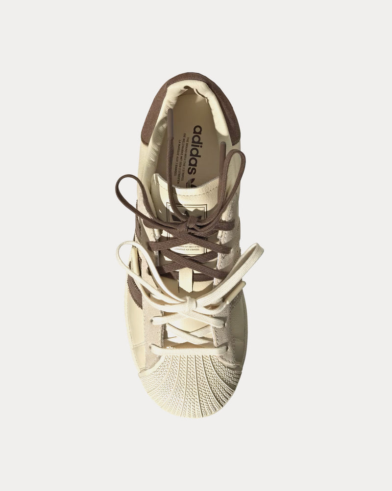 Adidas x Molly Mae Women's Superstar II 'Latte' Cream White / Earth Strata  / Cream White Low Top Sneakers