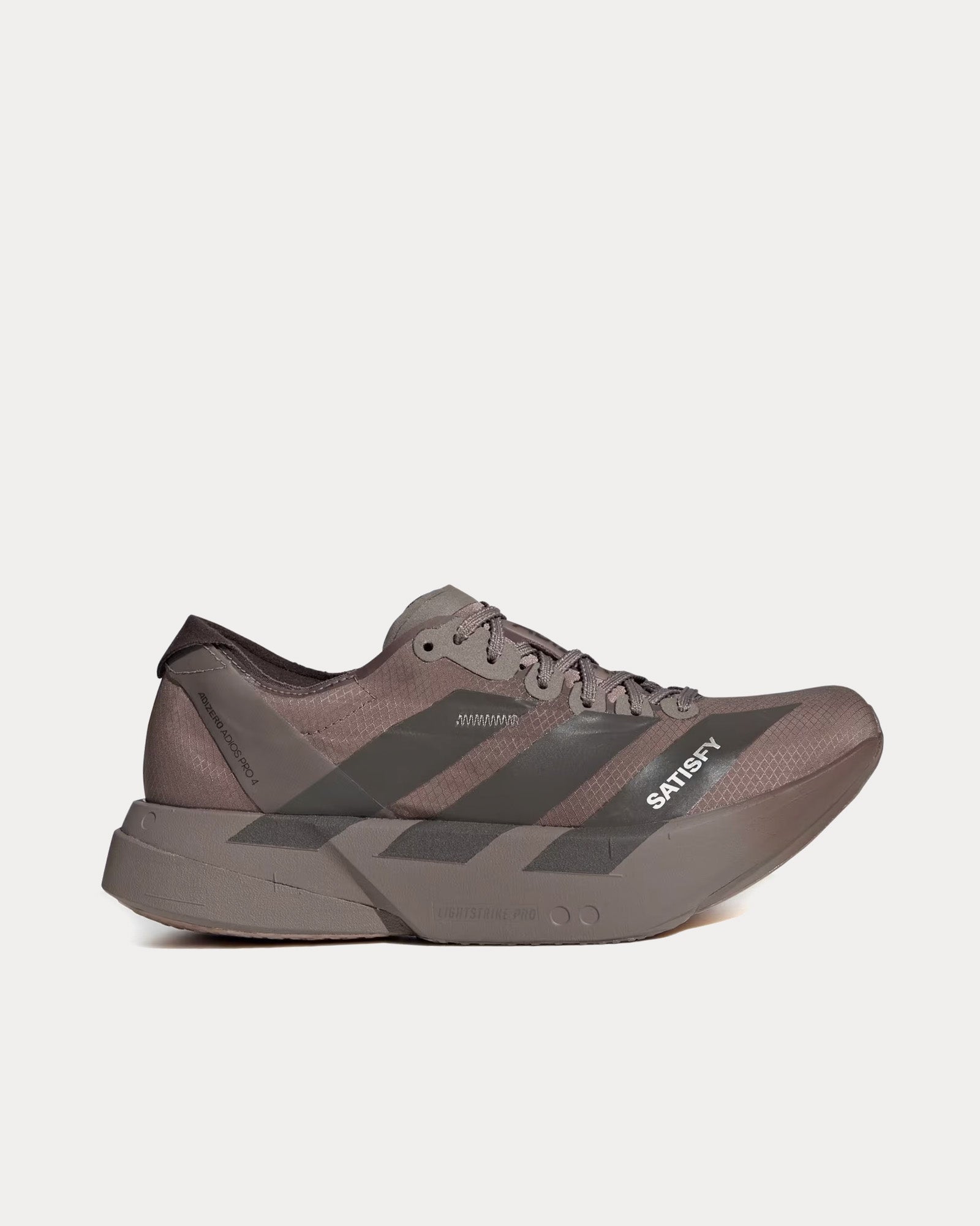 Adidas x Satisfy Men's Adizero Adios Pro 4 Brown / Aurora Coffee