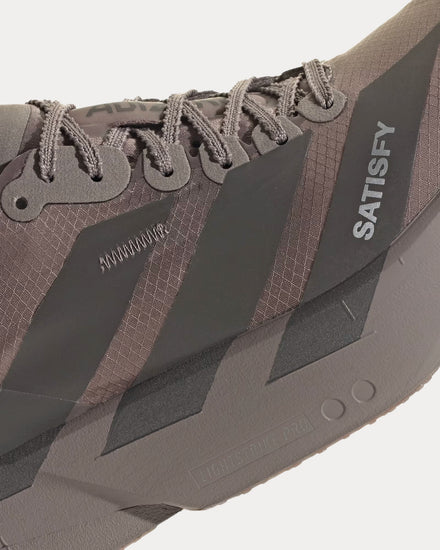 Adidas x Satisfy Adizero Adios Pro 4 Brown / Aurora Coffee Met. / Aurora Coffee Running Shoes - 6