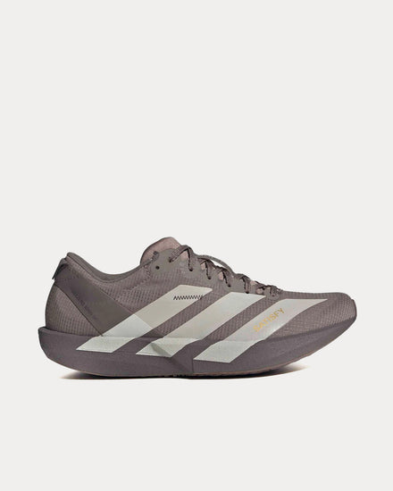 Adidas x Satisfy Adizero Adios Brown / Pearl Met. / Charcoal Running Shoes - 1