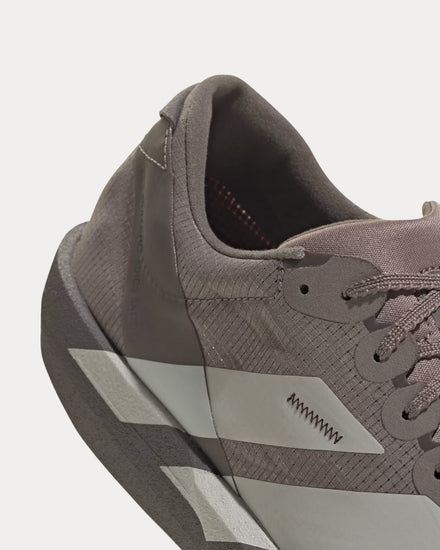 Adidas x Satisfy Adizero Adios Brown / Pearl Met. / Charcoal Running Shoes - 6