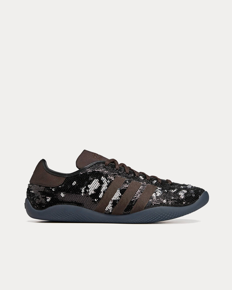 Adidas x Wales Bonner Karintha Sequin Black / Silver / Brown Low Top Sneakers - 1