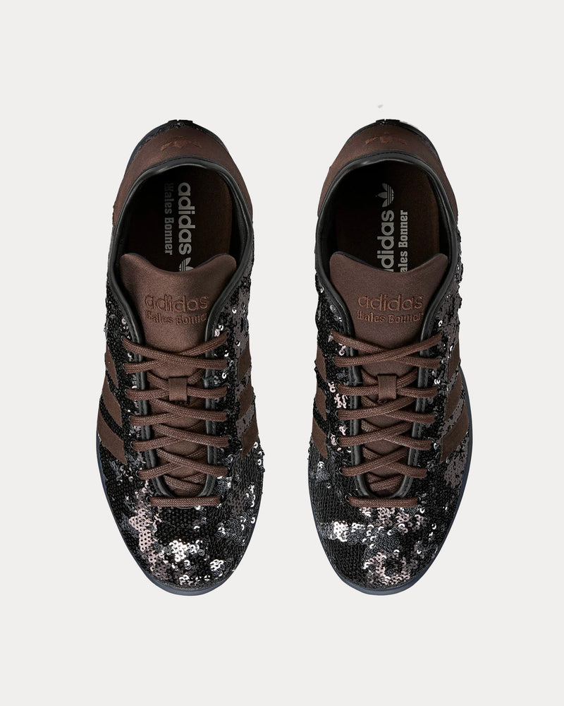 Adidas x Wales Bonner Karintha Sequin Black / Silver / Brown Low Top Sneakers - 2