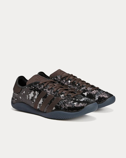 Adidas x Wales Bonner Karintha Sequin Black / Silver / Brown Low Top Sneakers - 3