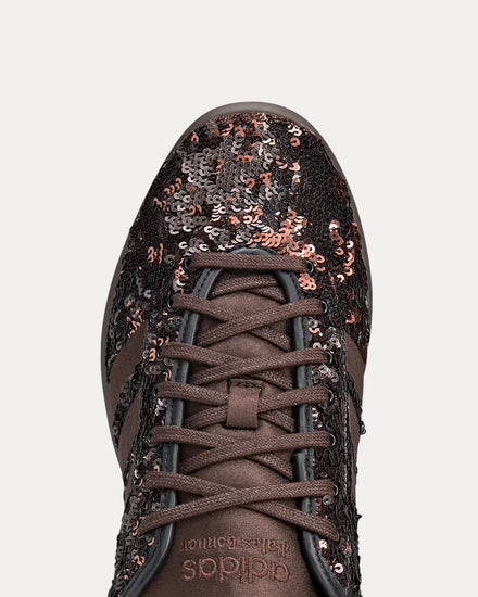 Adidas x Wales Bonner Karintha Sequin Multi / Dark Brown / Black Low Top Sneakers - 5