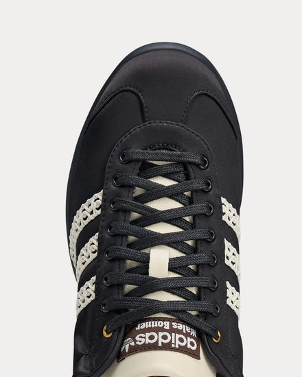 Adidas x Wales Bonner Karintha Lo Satin Core Black / Dark Brown / White Low Top Sneakers - 5