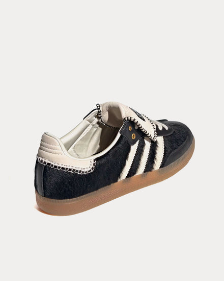 Adidas x Wales Bonner Unisex Samba Pony Tonal Core Black / Cream White / Cream White Low Top Sneakers Adidas x Wales Bonner Unisex Samba Pony Tonal Core Black / Cream White / Cream White Low Top Sneakers