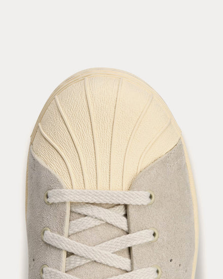 Adidas x Wales Bonner Superstar Mist Stone / Wonder White / Gold Metallic High Top Sneakers - 5