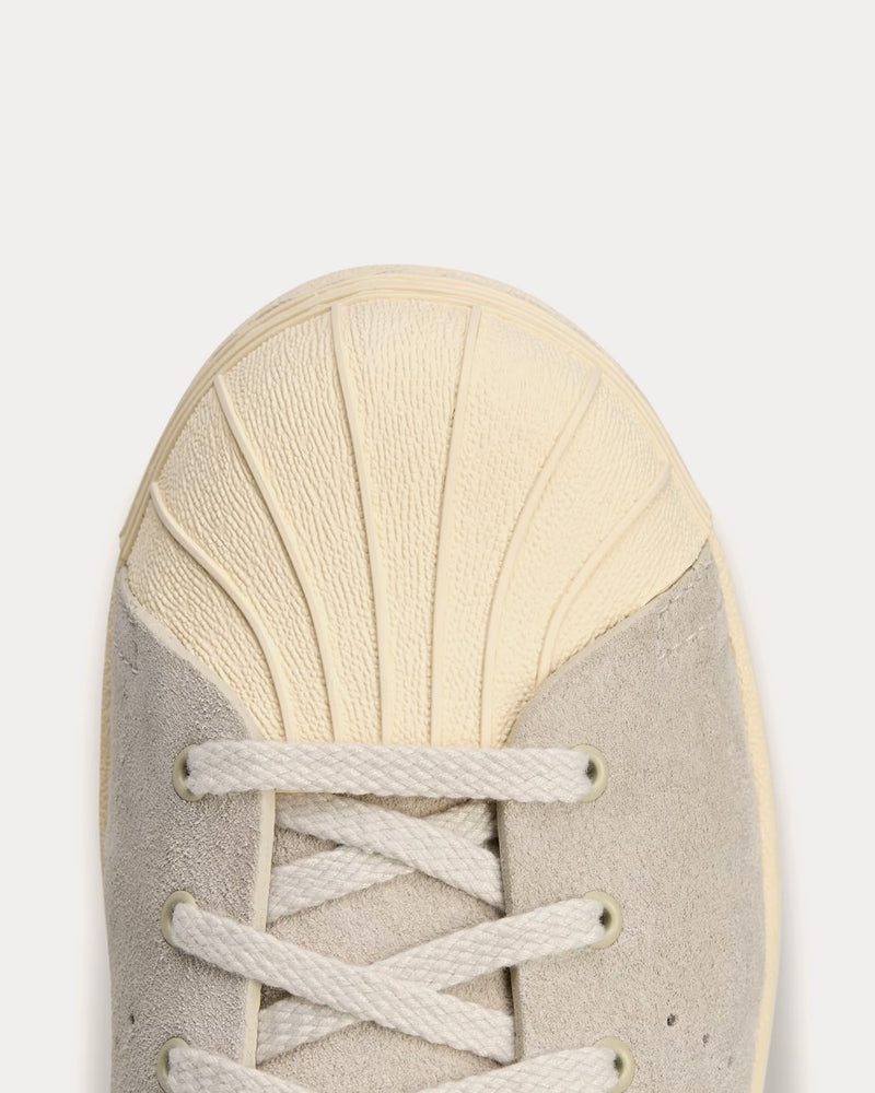 Adidas x Wales Bonner Superstar Mist Stone / Wonder White / Gold Metallic High Top Sneakers - 5