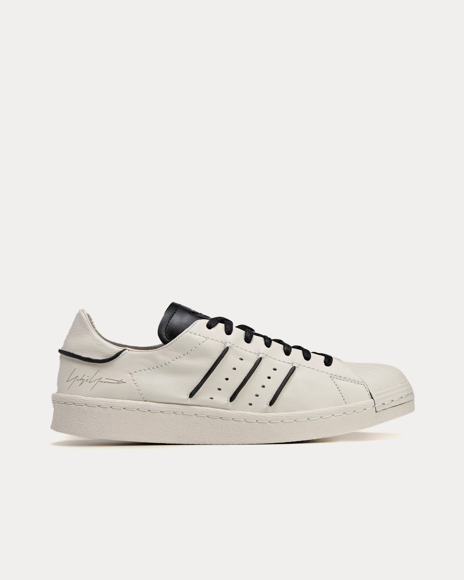 Y-3 Black Calf Leather Bos Taurus Athletic Sneakers main image 0