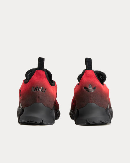 Adidas x Avavav Megaride Core Black / Power Red / Power Red Low Top Sneakers - 4