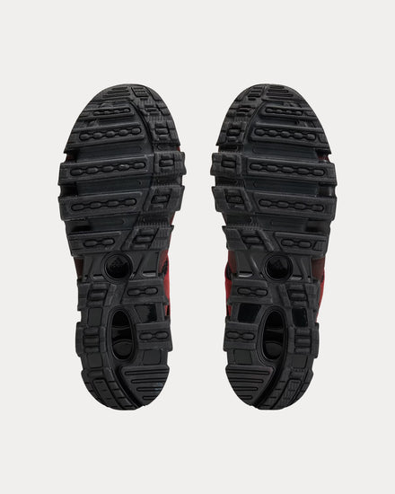 Adidas x Avavav Megaride Core Black / Power Red / Power Red Low Top Sneakers - 5