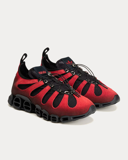 Adidas x Avavav Megaride Core Black / Power Red / Power Red Low Top Sneakers - 3