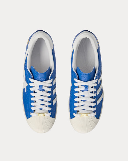 Adidas x BAPE Superstar Vintage Blue / White / Off White Low Top Sneakers - 2