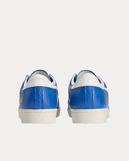 Adidas x BAPE Superstar Vintage Blue / White / Off White Low Top Sneakers - 4