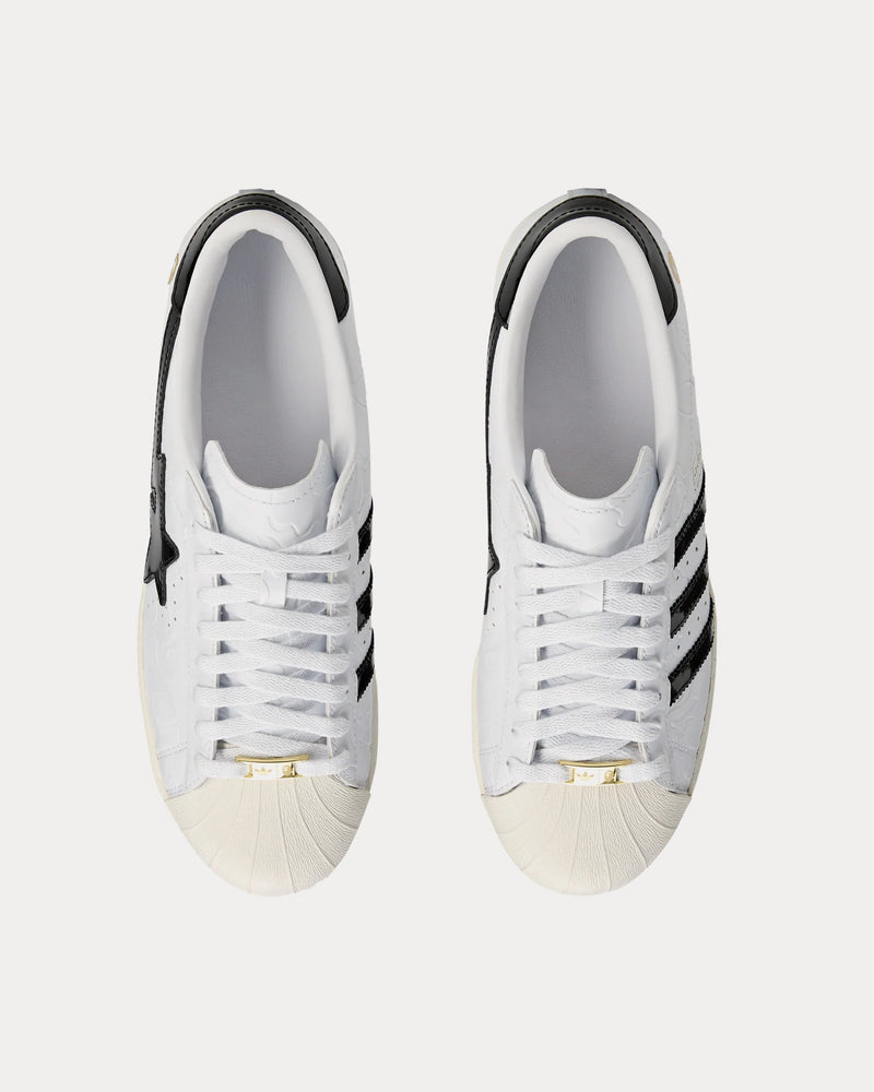 Adidas x BAPE Superstar Vintage White / Black Low Top Sneakers - 2