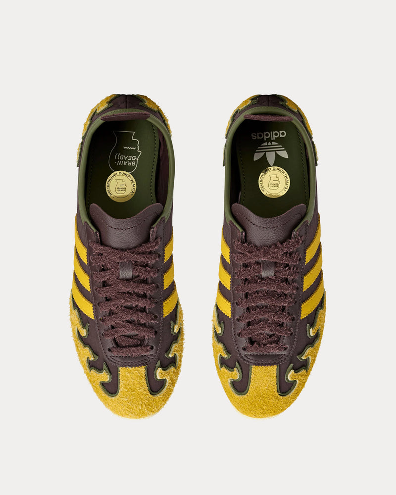 Adidas x Brain Dead Japan Lo Shadow Brown / Hazy Yellow / Off White Low Top Sneakers - 2