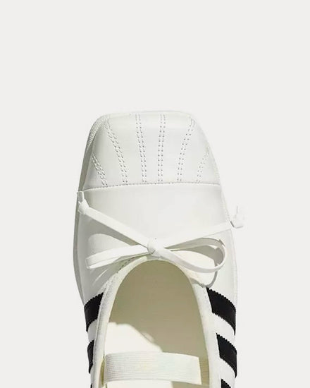 Adidas x JENNIE Superstar SQ BalletOff White/ Core Black/ Core White Slip On Sneakers - 5