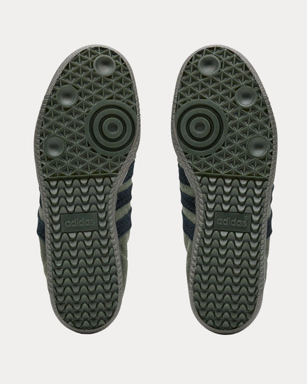 Adidas x Song for the Mute Samba OG Base Green / Core Black / Gold Metallic Low Top Sneakers - 5