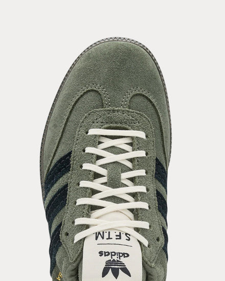 Adidas x Song for the Mute Samba OG Base Green / Core Black / Gold Metallic Low Top Sneakers - 6