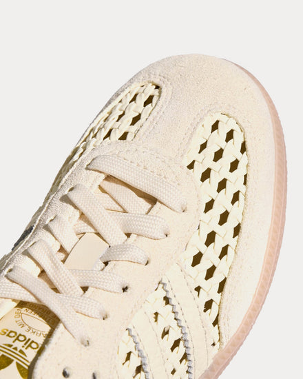 Adidas Samba Mule Woven Cream White Slip On Sneakers - 5