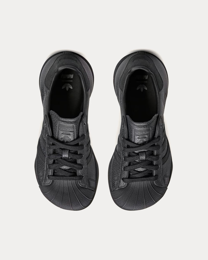 Adidas x Avavav Superstar Core Black / Core Black / Core Black Low Top Sneakers - 2