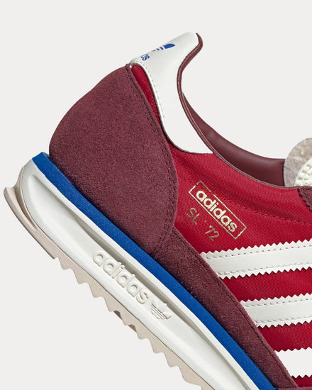 Adidas SL 72 RS Shadow Red / Off White / Blue Low Top Sneakers - 2